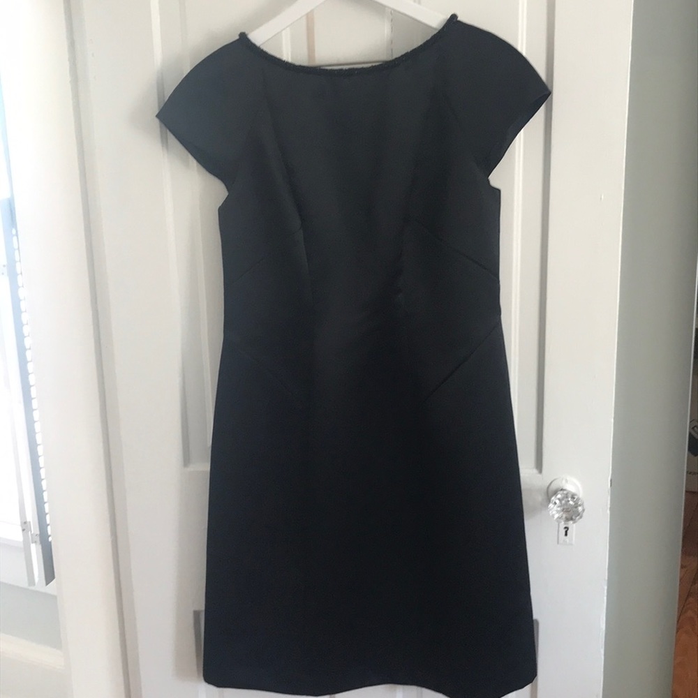 Brooks Brothers Beaded-Collar Dress